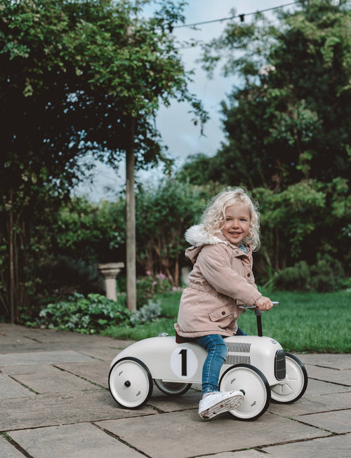 Vilac Classic British Racing Green Metal Ride-On Car