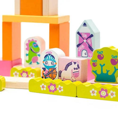 Wooden Blocks "Fairy Tale" Playset