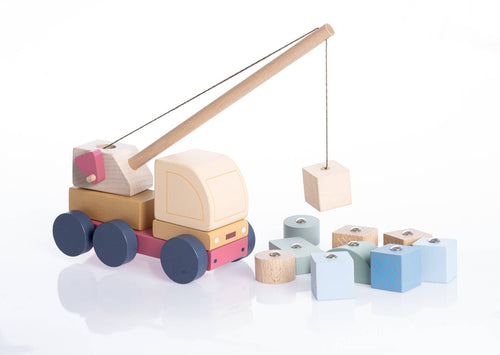 Wooden Crane Truck