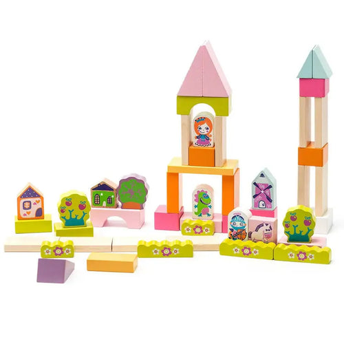 Wooden Blocks "Fairy Tale" Playset
