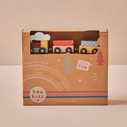 Wooden Kids Train Set