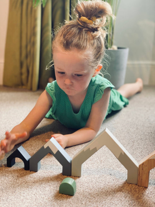 Mountain Pass Stack Wood Toy for Kids