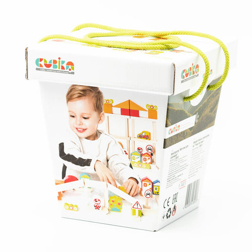 Wooden City Blocks Construction kit