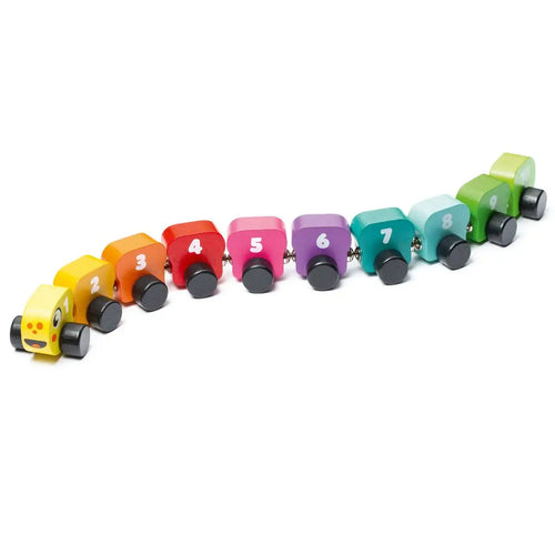 Wooden Rainbow Caterpillar
