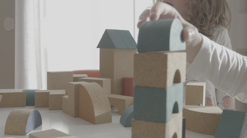 elou Educational Cork Shapes Building Blocks 18