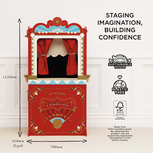 Retro Toy Puppet Theatre