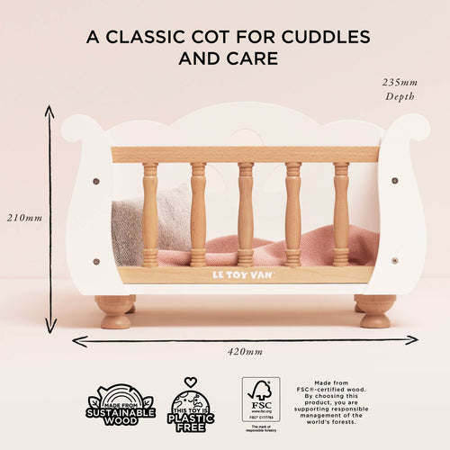 Dolls Wooden Cot