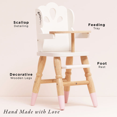 Dolls Wooden High Chair