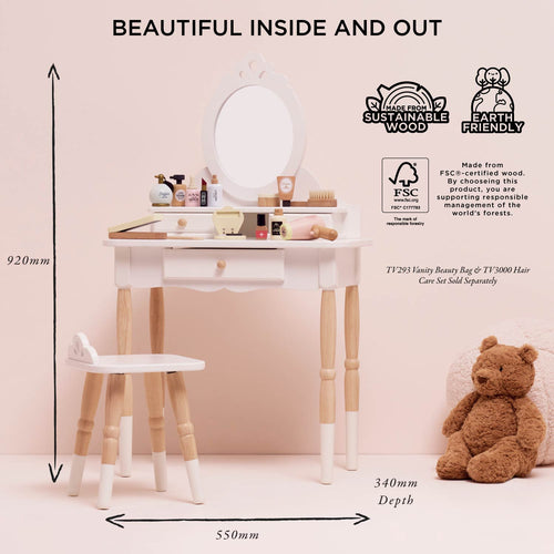 Dressing-up Vanity Table & Stool