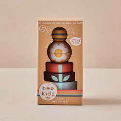 Wooden Bee Stacking Toy