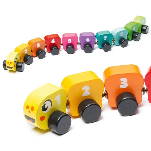 Wooden Rainbow Caterpillar